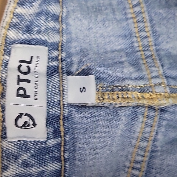 PTCL Distressed Denim Maxi Skirt - Picture 2 of 5